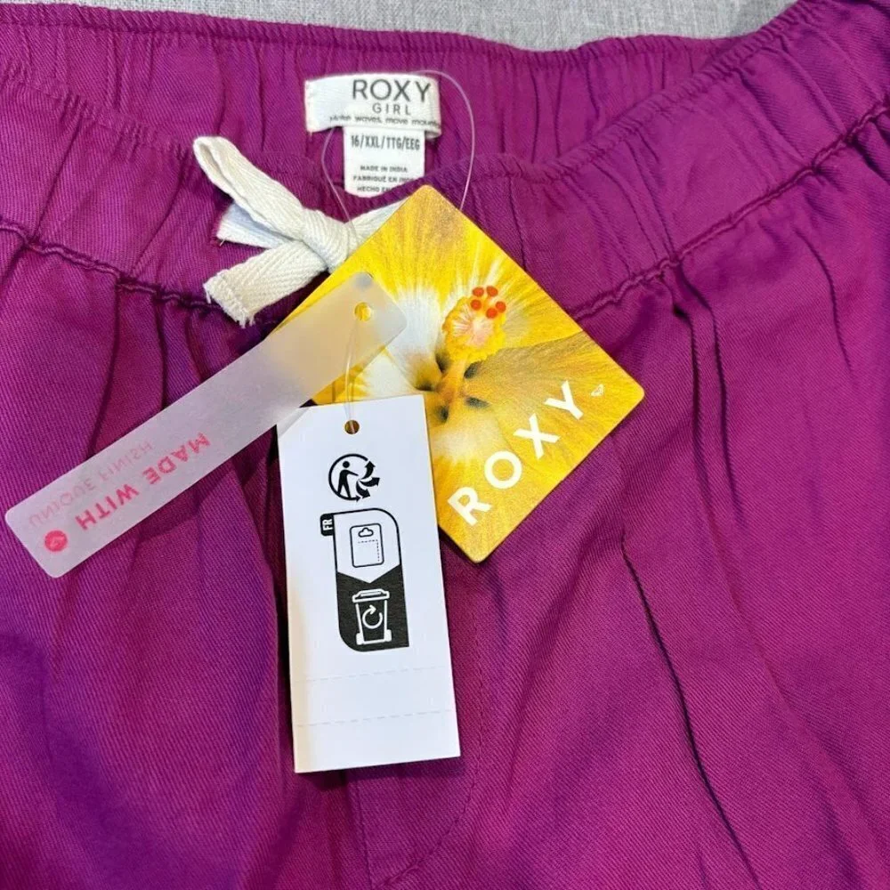Roxy Girls' UNA Mattina Shorts, 16/XXL
